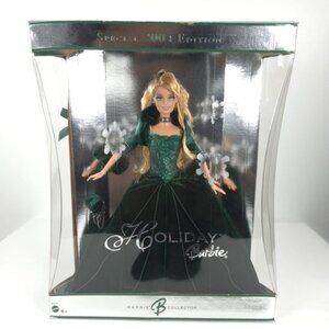 BARBIE Collector Holiday Special Edition‎ 2004 Sparkly Velvet Dress Box Mattel